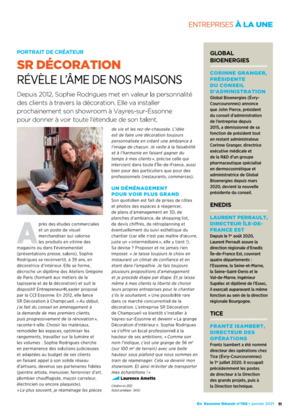 Le magazine Réussir de la CCI parle de nous !